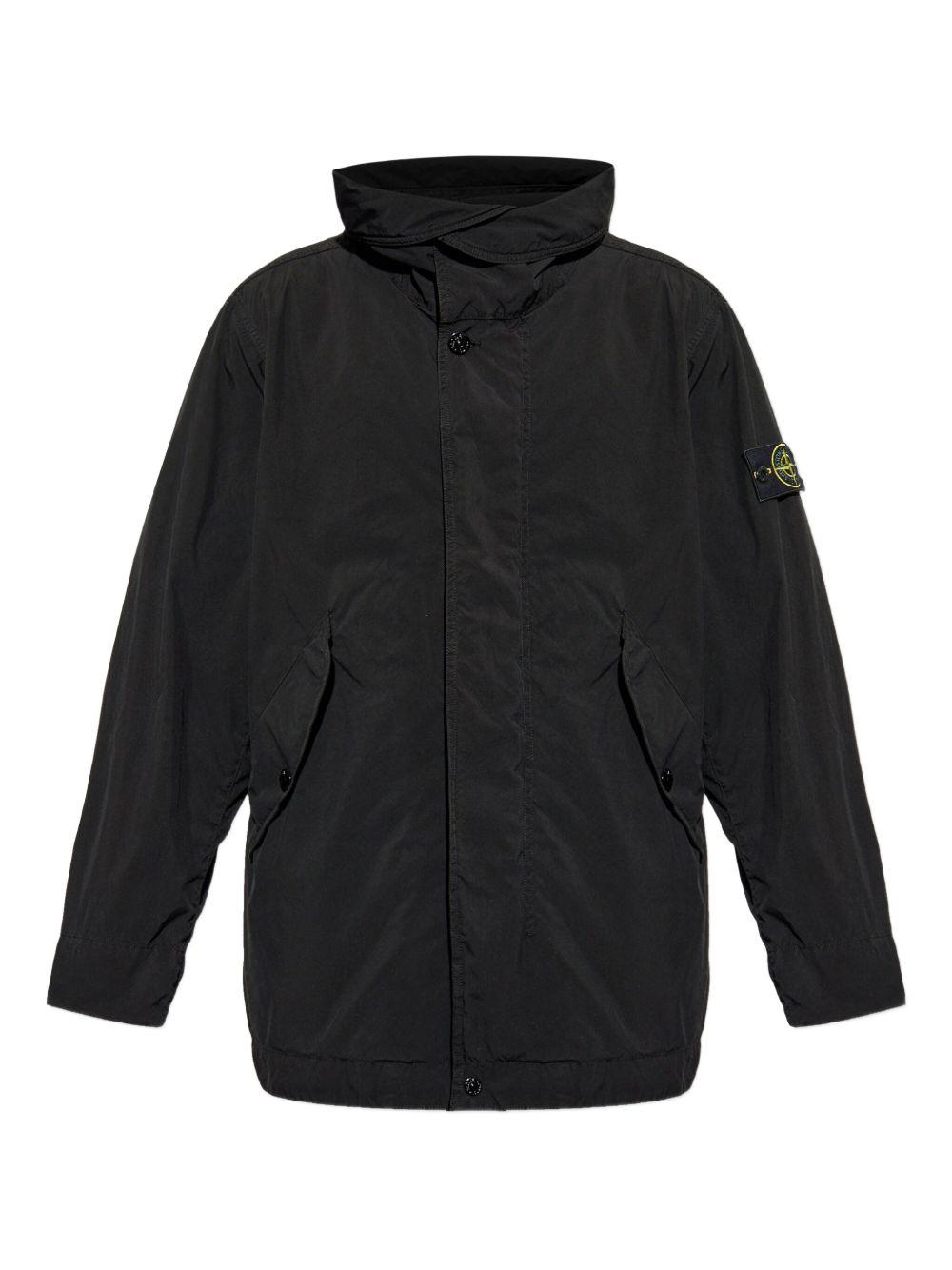 Compass-patch parka jacket Product Image