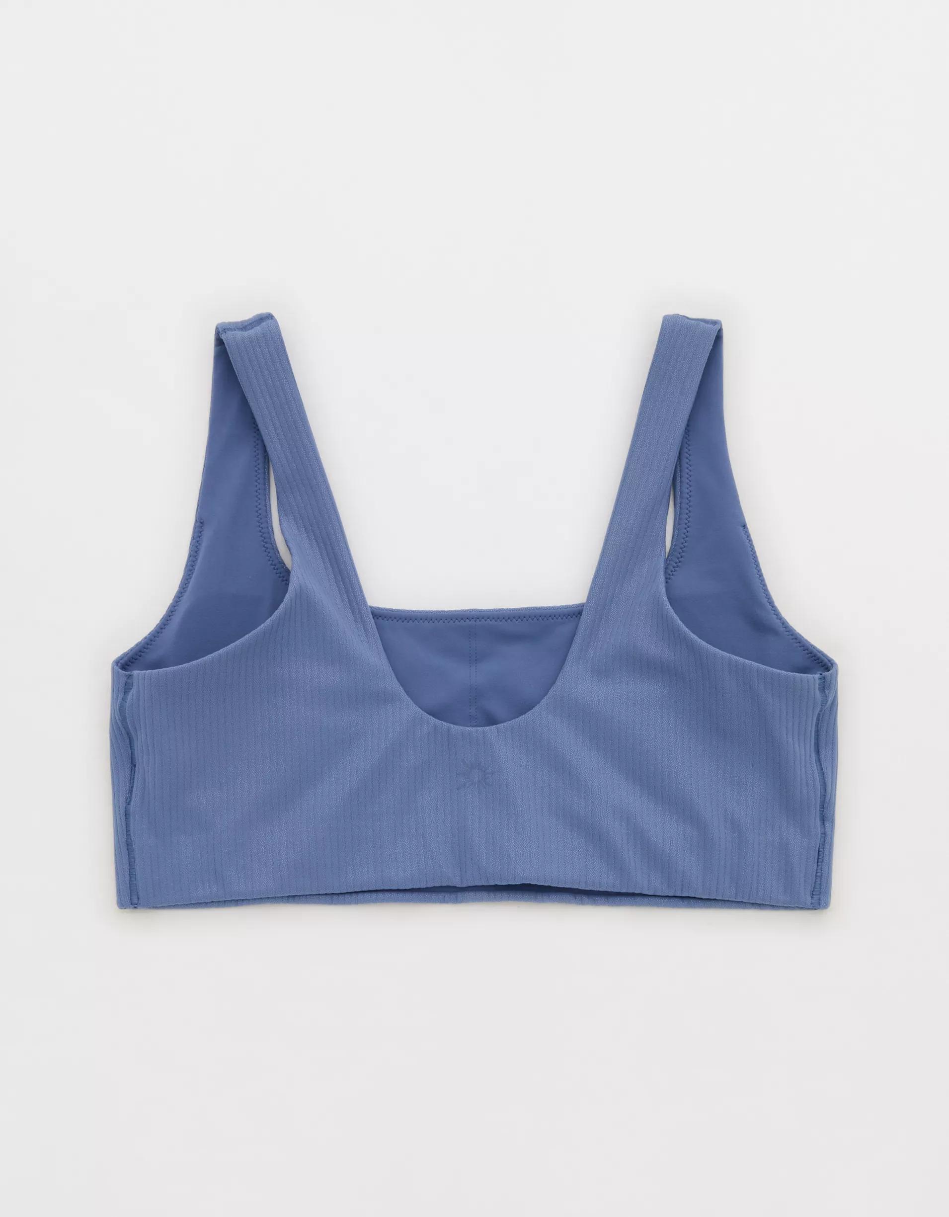 OFFLINE By Aerie Real Me XTRA Rib Foil Classic Sports Bra Women's Product Image