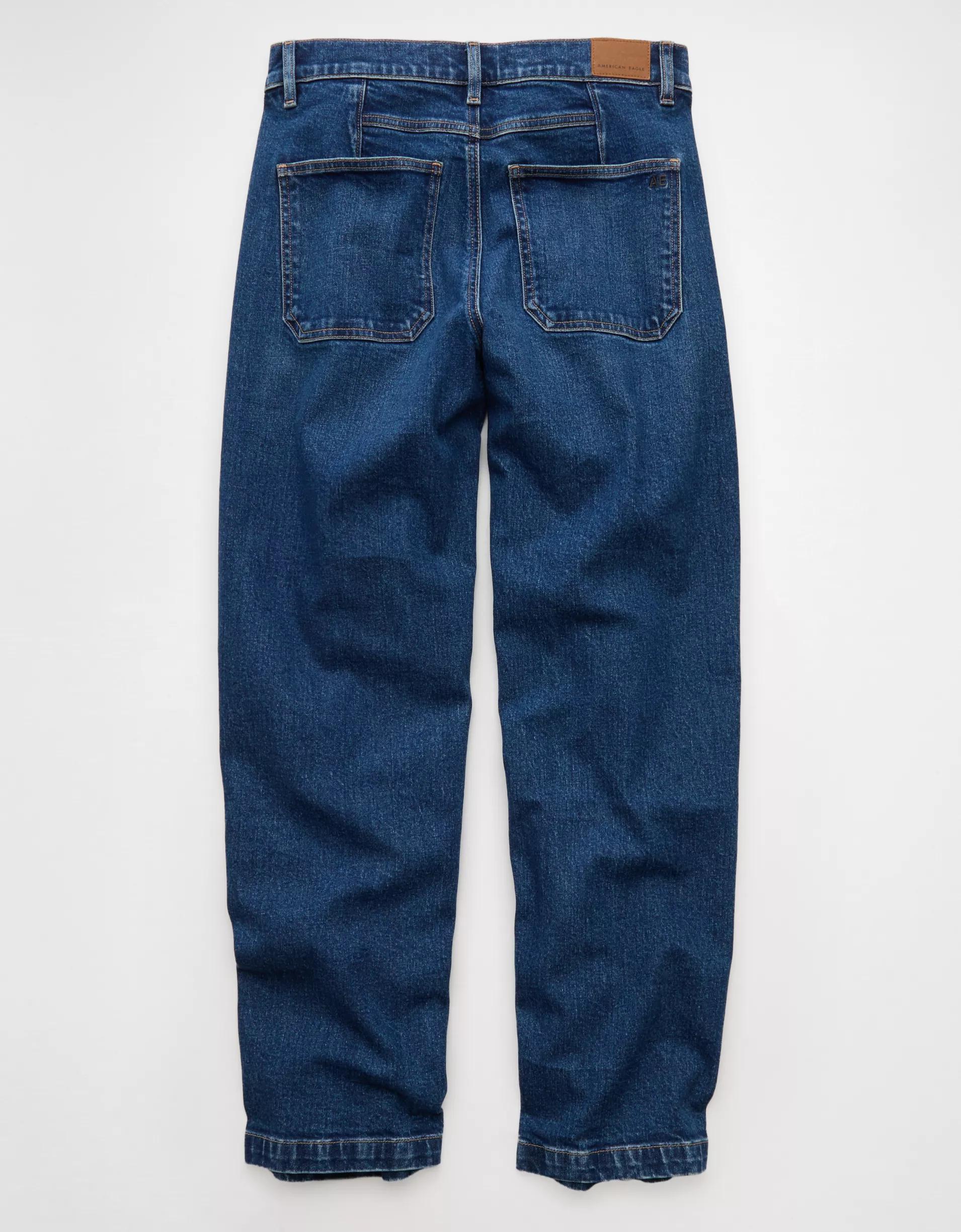 AE Strigid Low-Rise Baggy Barrel Jean Product Image