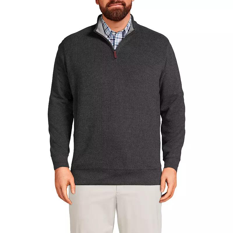 Big & Tall Lands' End Bedford Quarter-Zip Sweater, Men's,  Product Image
