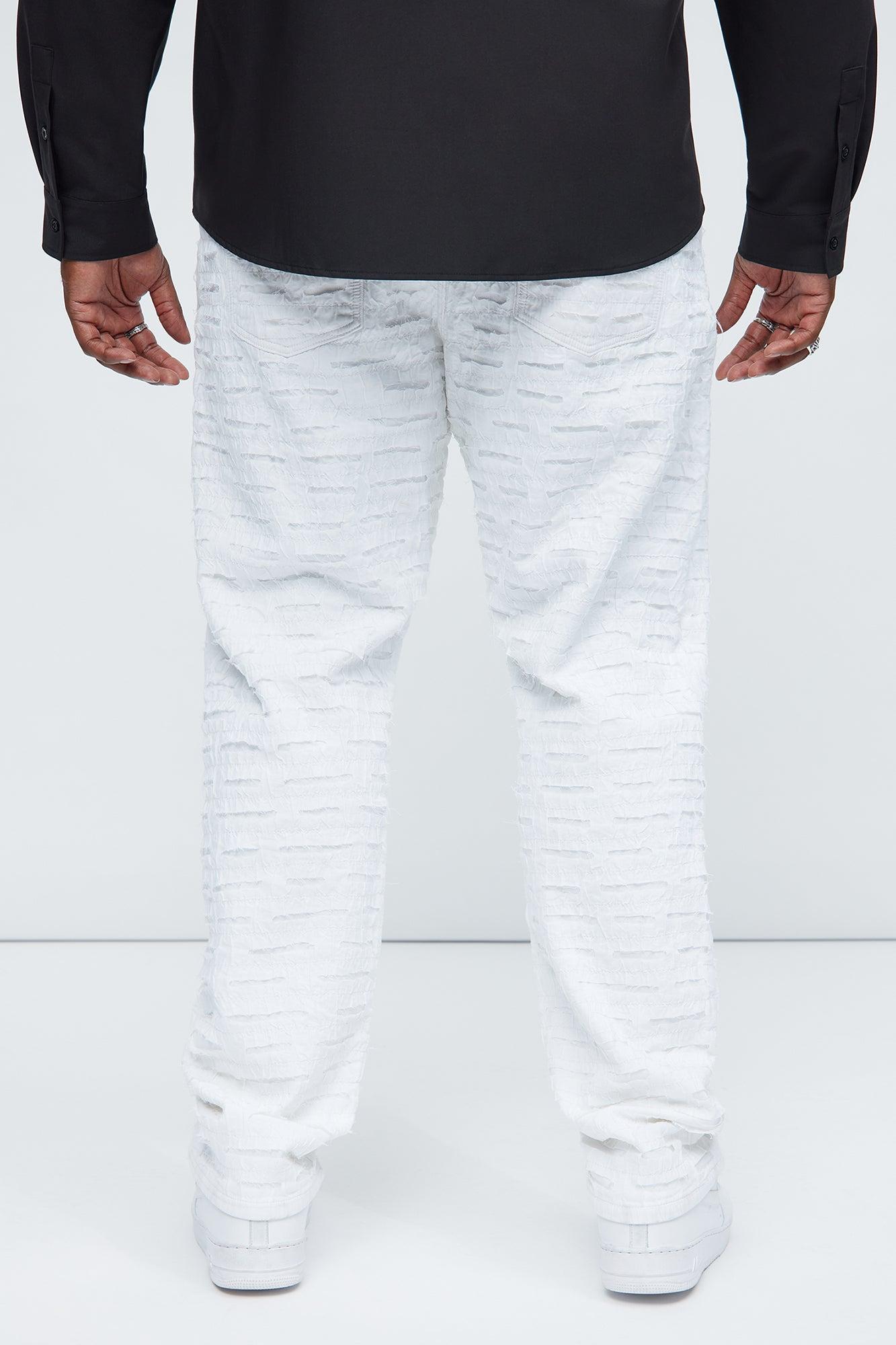 Stone Wall Slim Pants - White Product Image