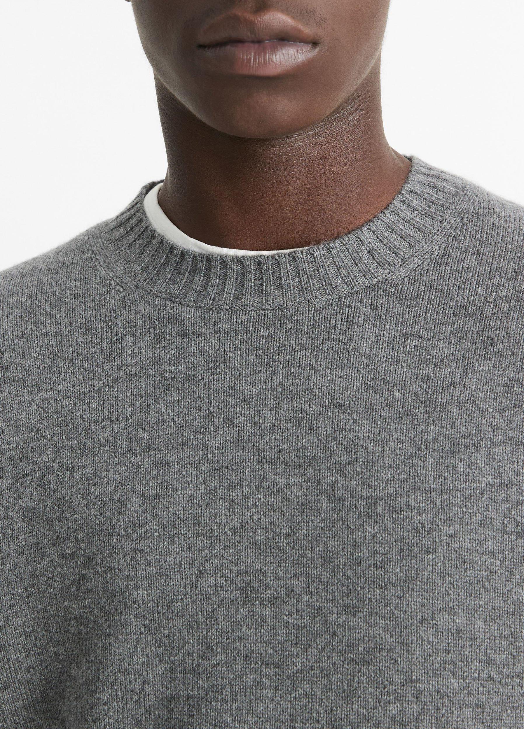 Classic Wool-Cashmere Crew Neck Sweater Product Image