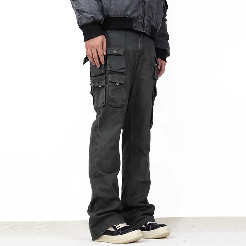 Sopula Unisex Men's Cleanfit Street Micro-Flared Cargo Pants Product Image