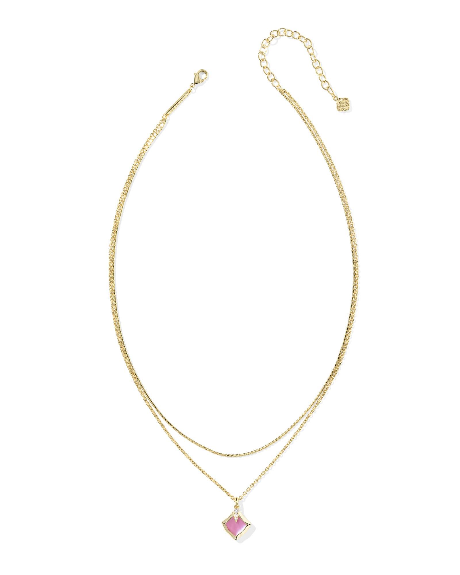 Joelle Gold Multi Strand Necklace Product Image