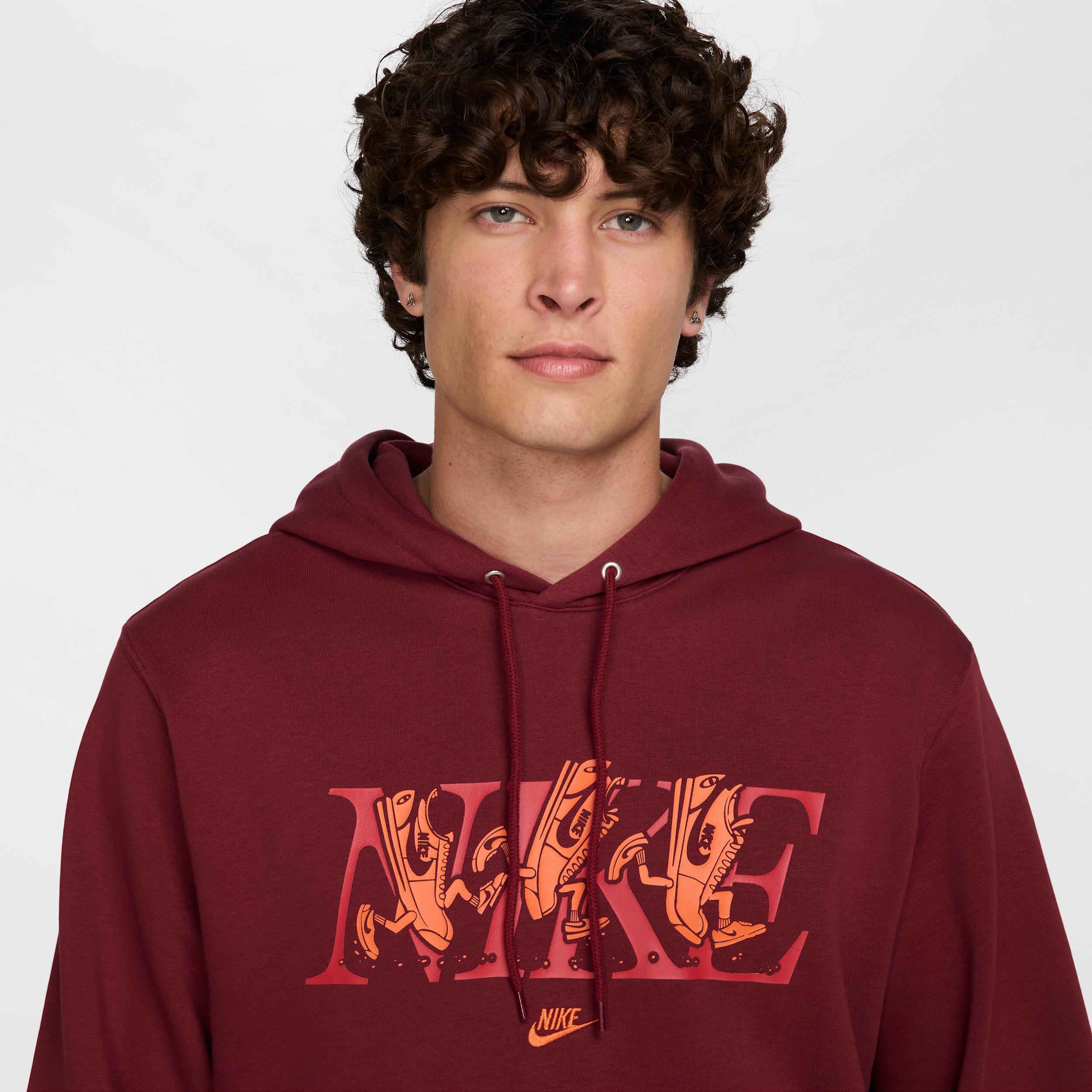 Nike Mens Club French Terry Hoodie | HJ2177-010 Product Image