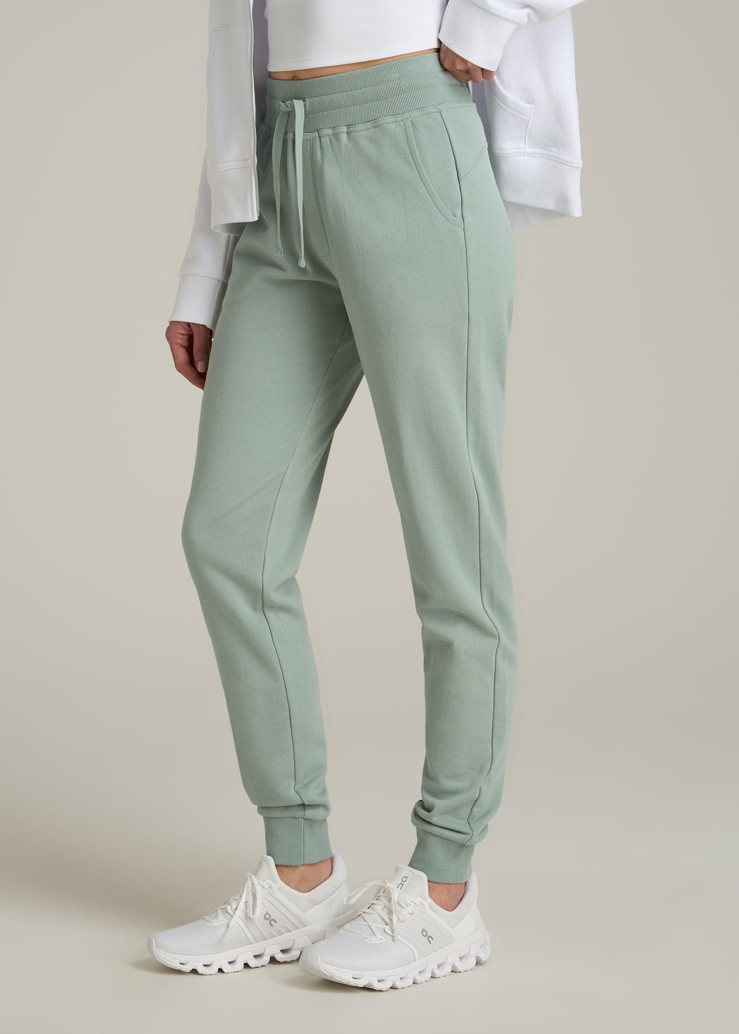 Wearever 2.0 French Terry Joggers for Tall Women in Seagrass Product Image