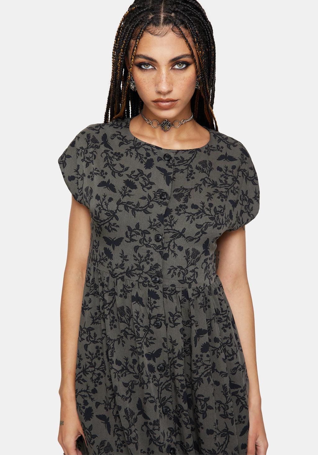 Morgana Mini Dress - Green Product Image