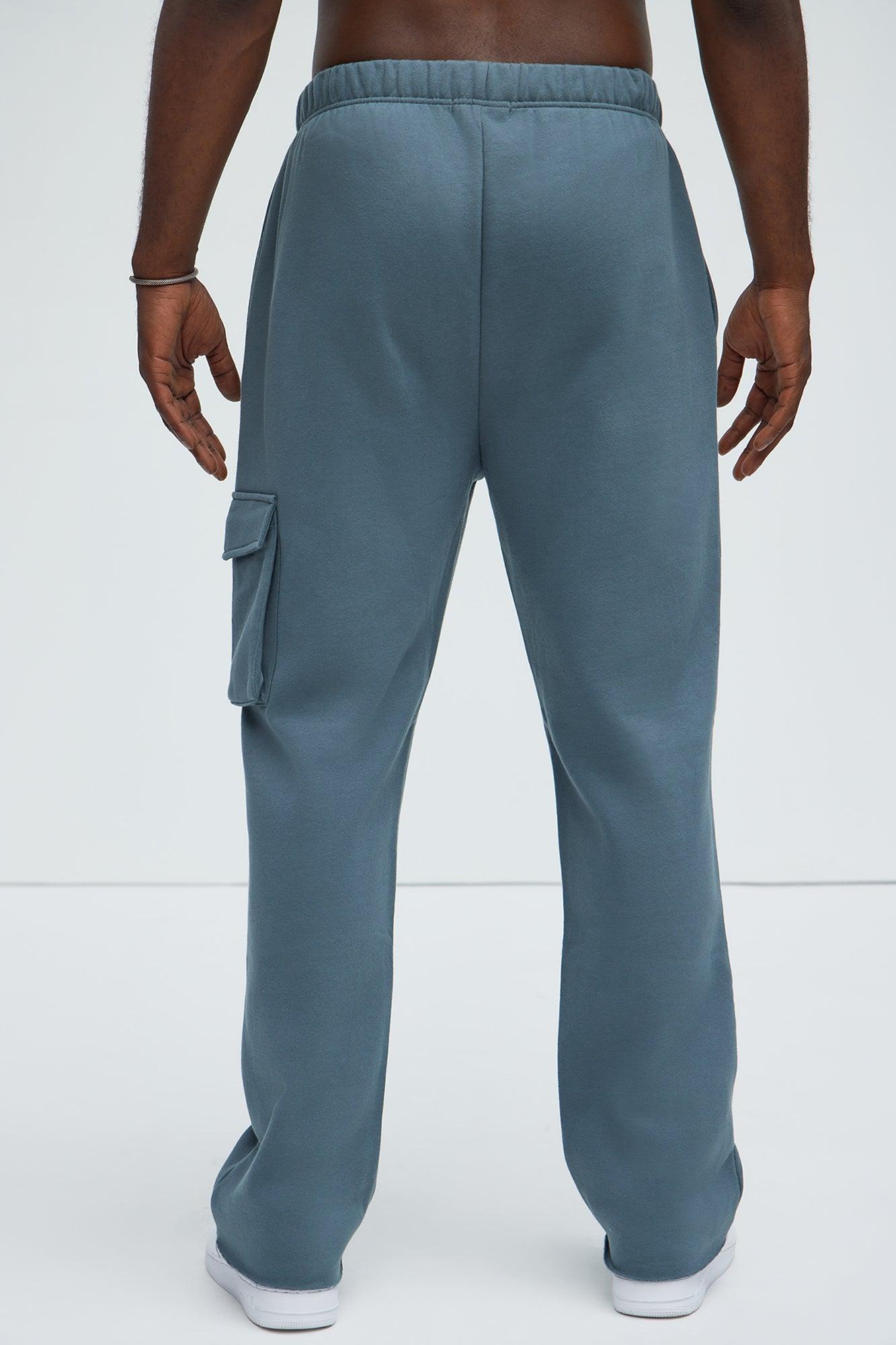 Classic Motors Cargo Sweatpants - Dusty Blue Product Image