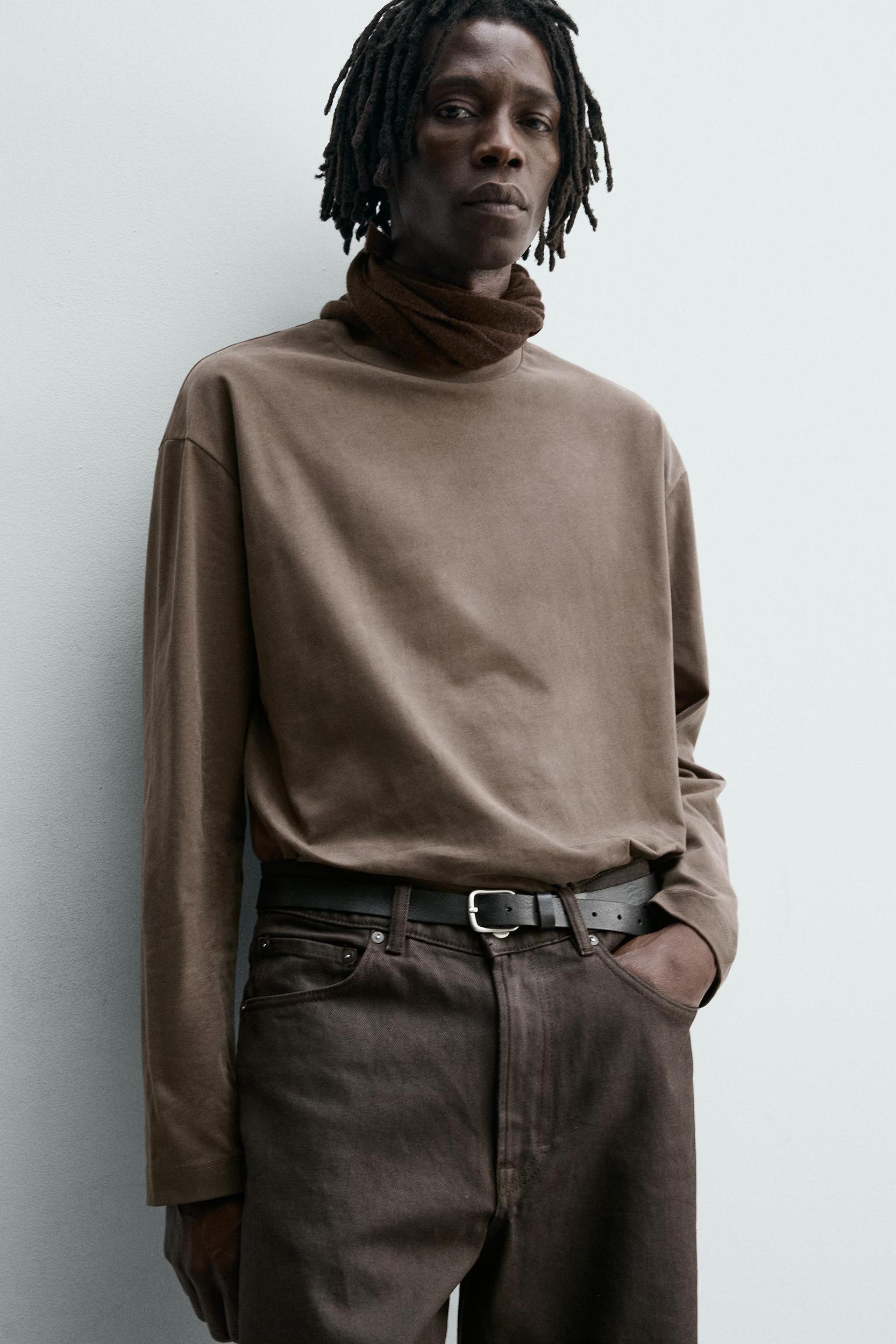 WASHED LONG SLEEVE T-SHIRT Product Image