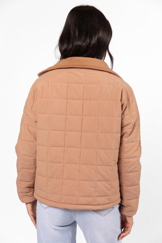 Vail Valley Brown Lightweight Puffer Jacket FINAL SALE Product Image