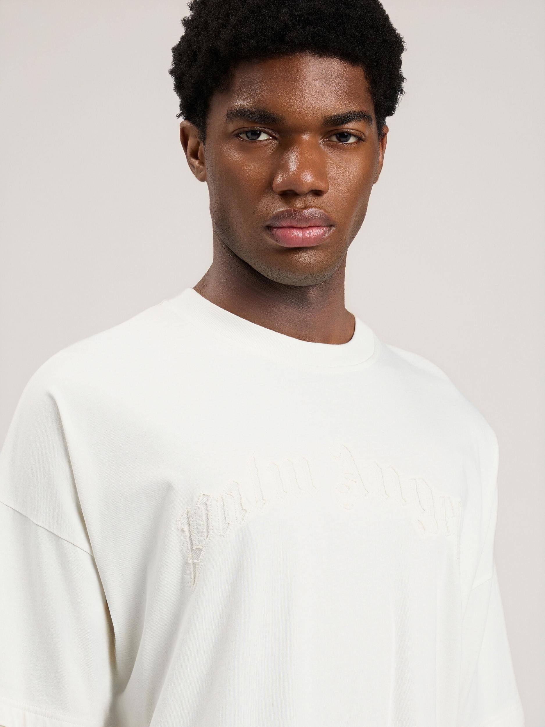 Curved Logo Loose Double T-Shirt Product Image