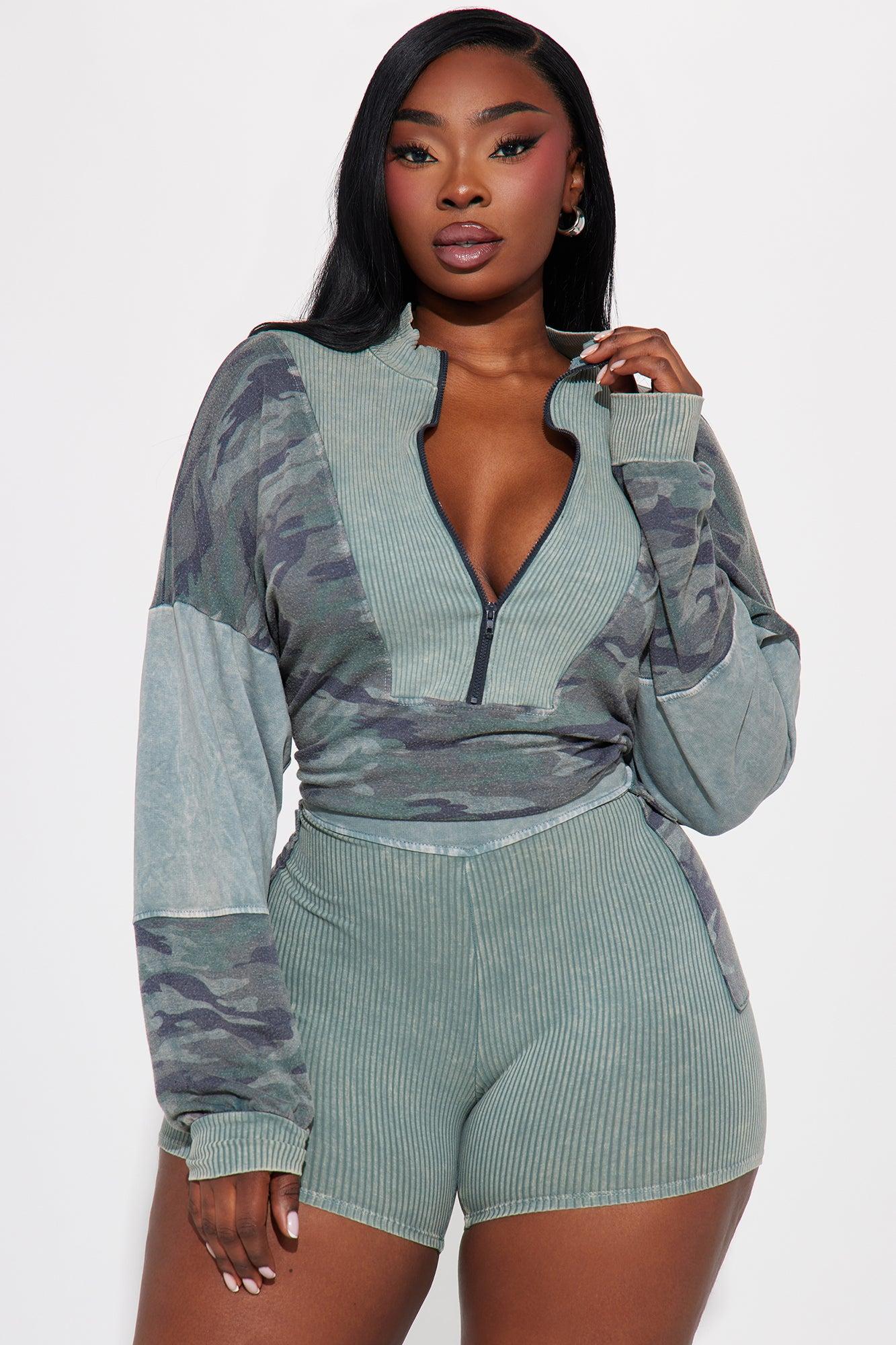 Off Duty Romper - Camouflage Product Image