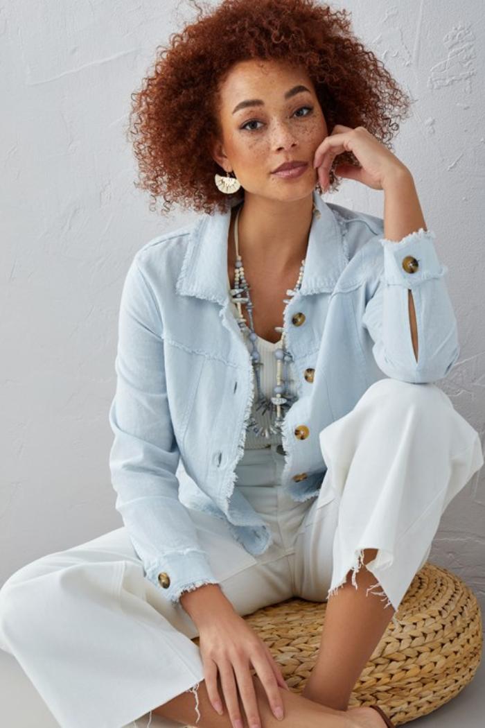 Jayla Linen Jacket Product Image