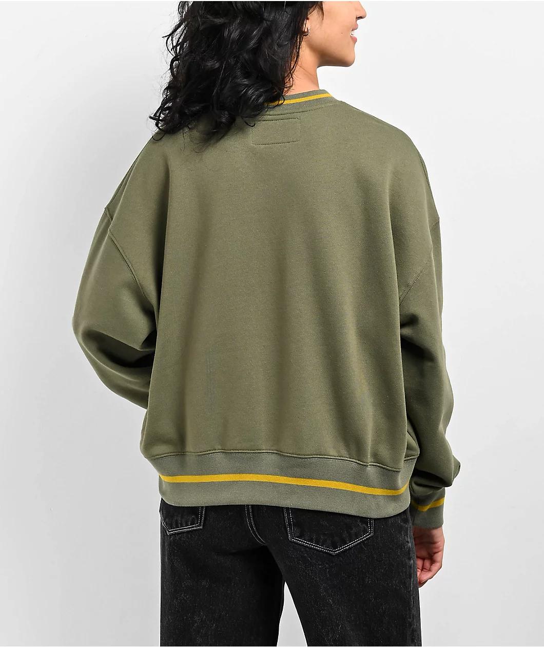 Empyre Dawsen Green Crewneck Sweatshirt Product Image