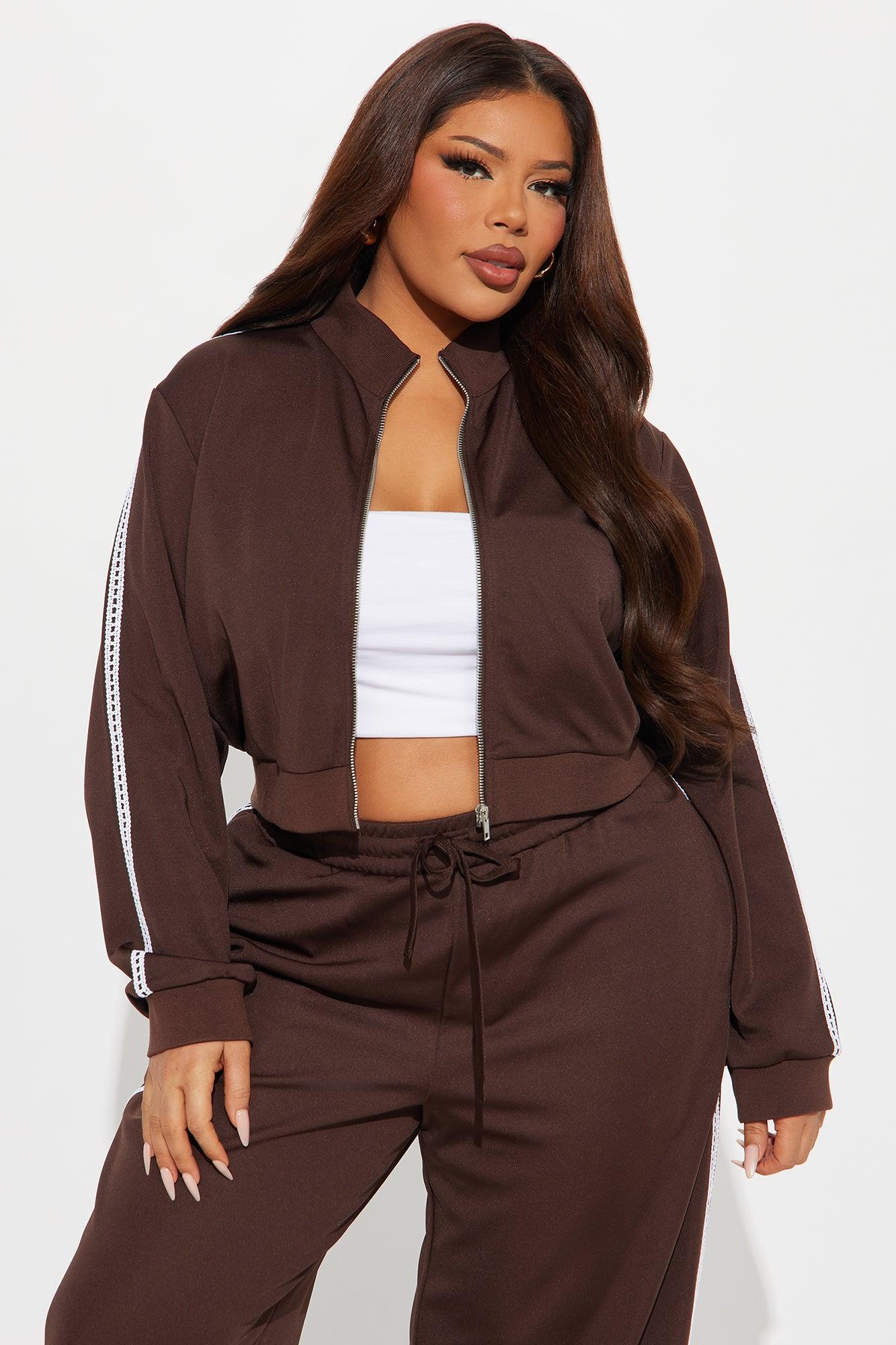 Soft Hustle Pant Set - Chocolate Product Image