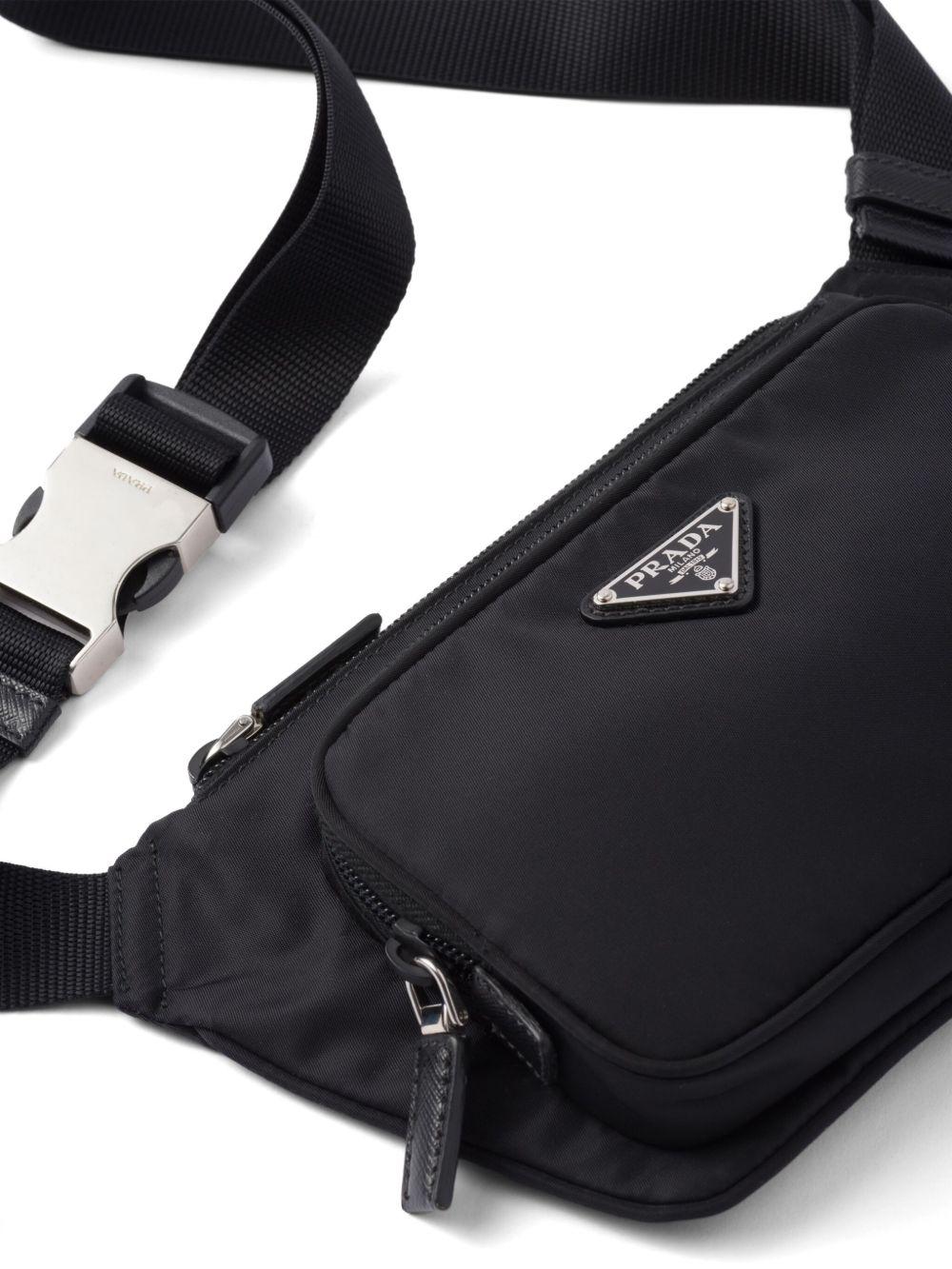 logo-appliqué Re-Nylon belt bag Product Image