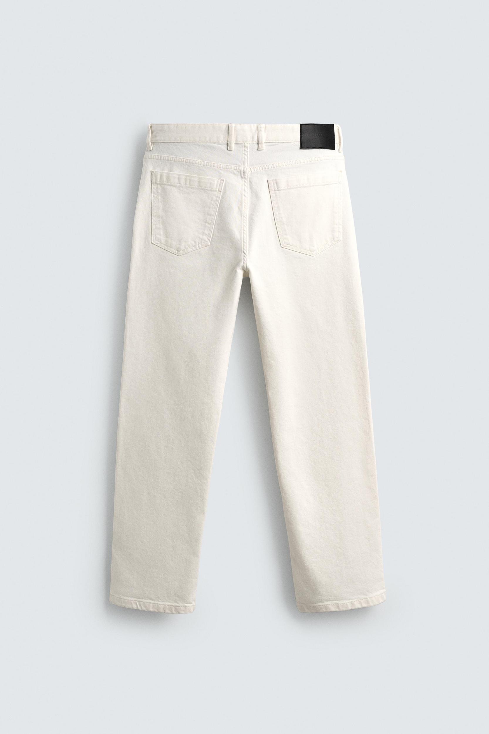 LOW-RISE STRAIGHT FIT PANTS Product Image