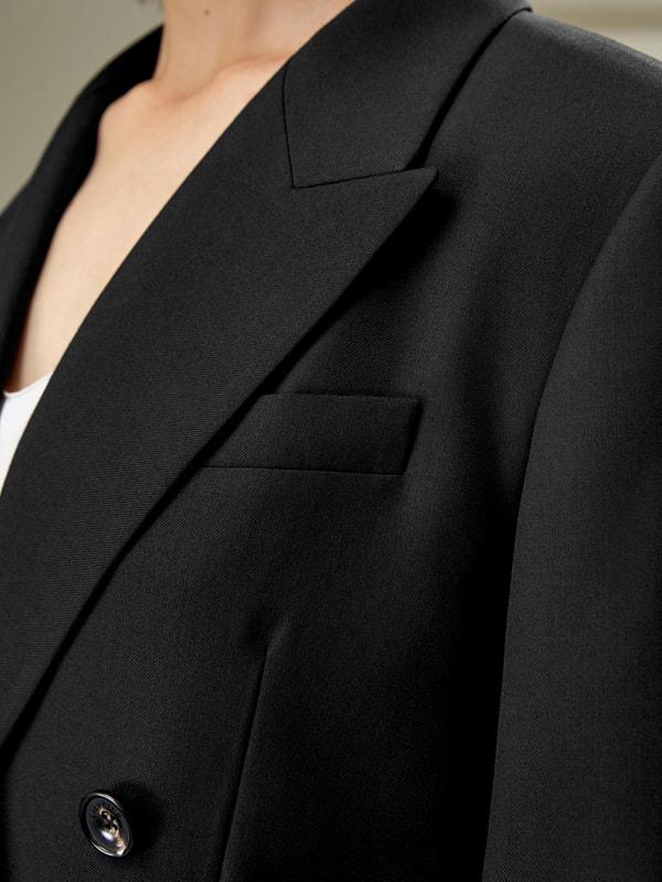 Modern Beauty Silk Wool Blazer Product Image