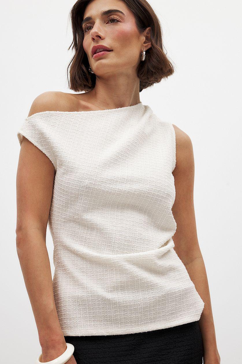 Bouclé Sleeveless Top Product Image