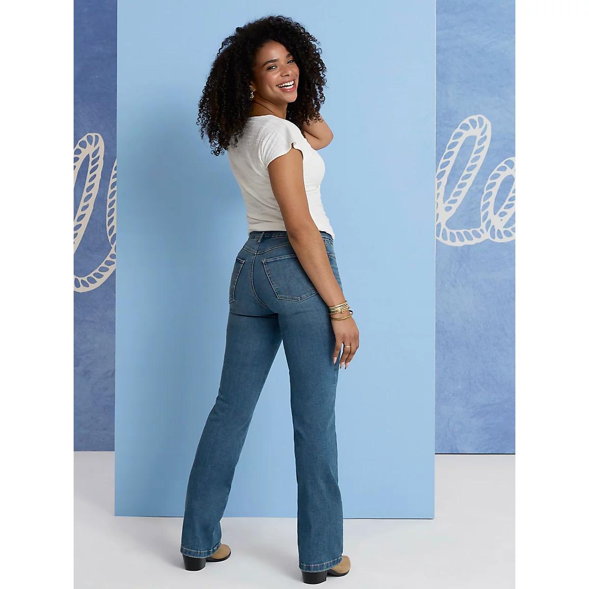 Women's Wrangler Bespoke High Rise Bootcut Jean in Ada Product Image