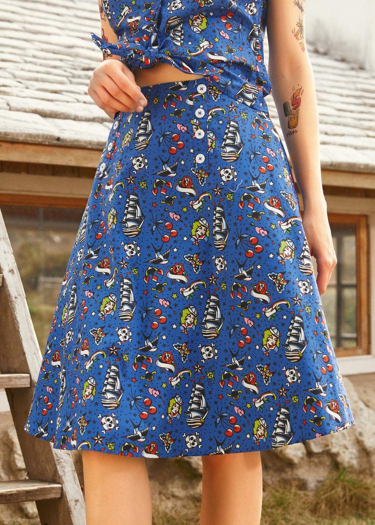 Sailor Flare Skirt Product Image