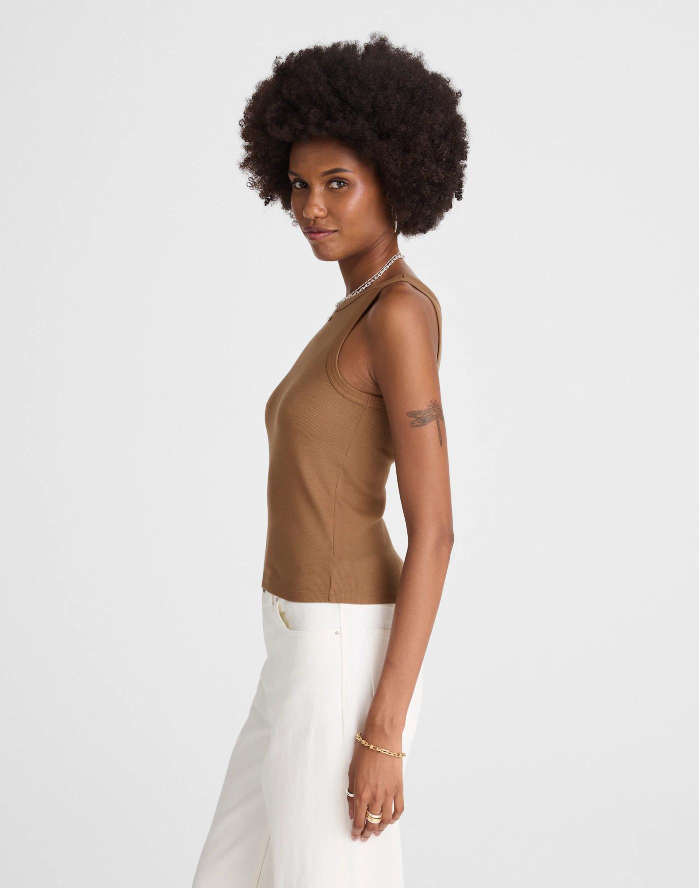 (Re)generative Cotton Essential High-Neck Tank Product Image