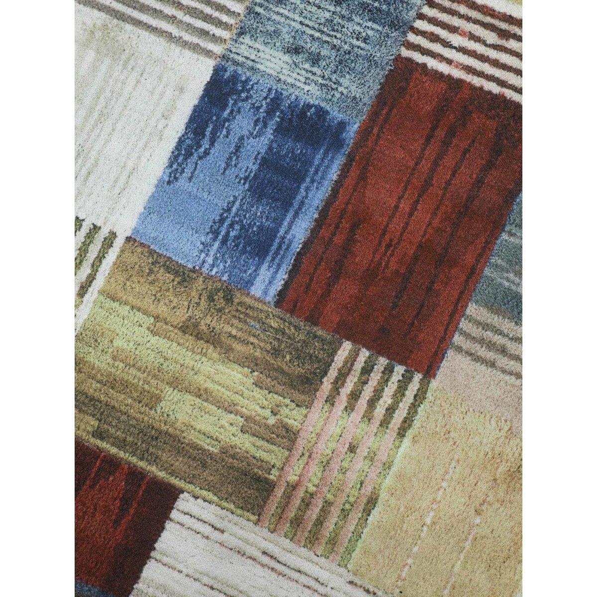 Plus Size Geometric Print Round Neck Sweatshirt Women Multicolor Casual Non Round Neck Everyday Sweatshirts BloomChic 12/L Product Image