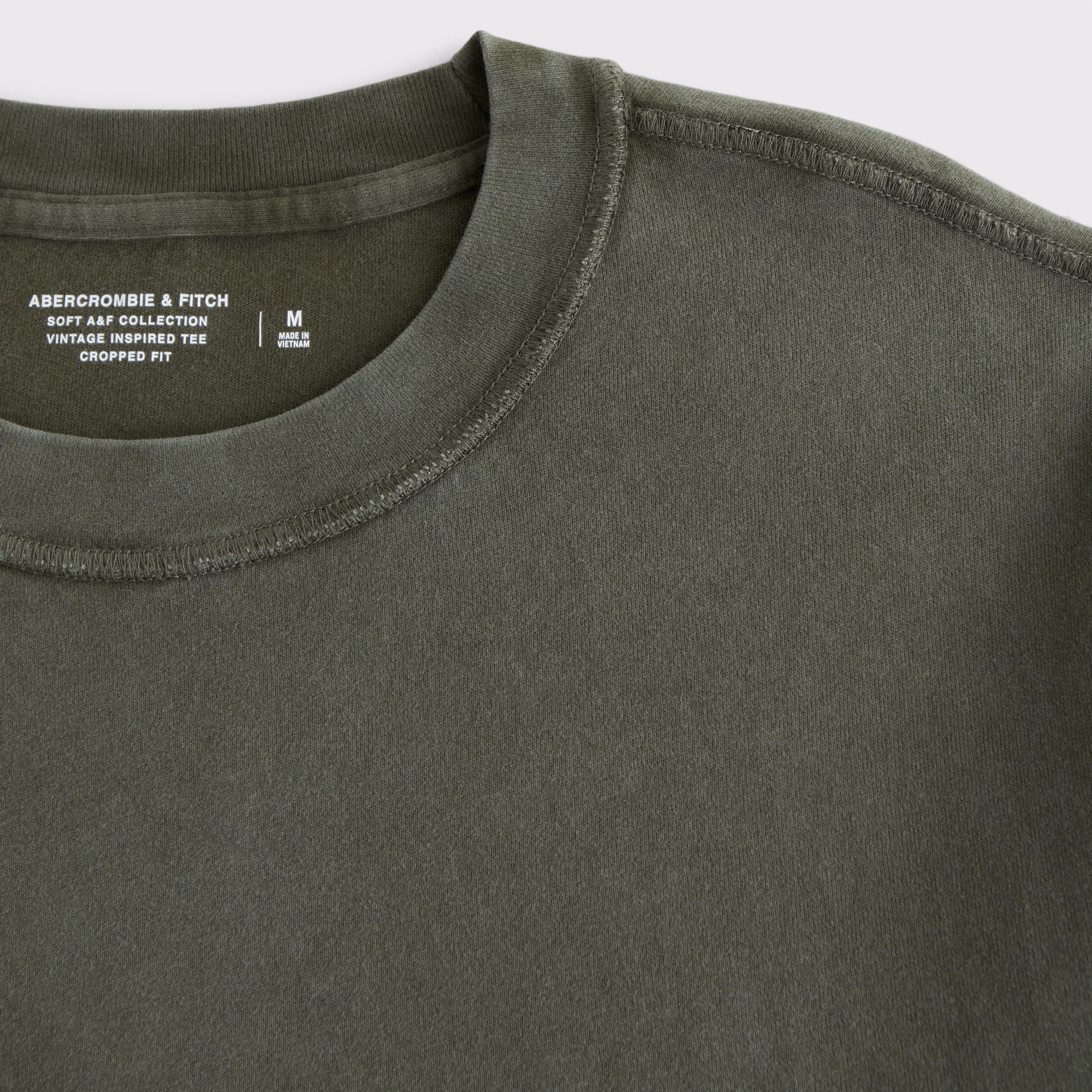 Vintage-Inspired Cropped Tee Product Image