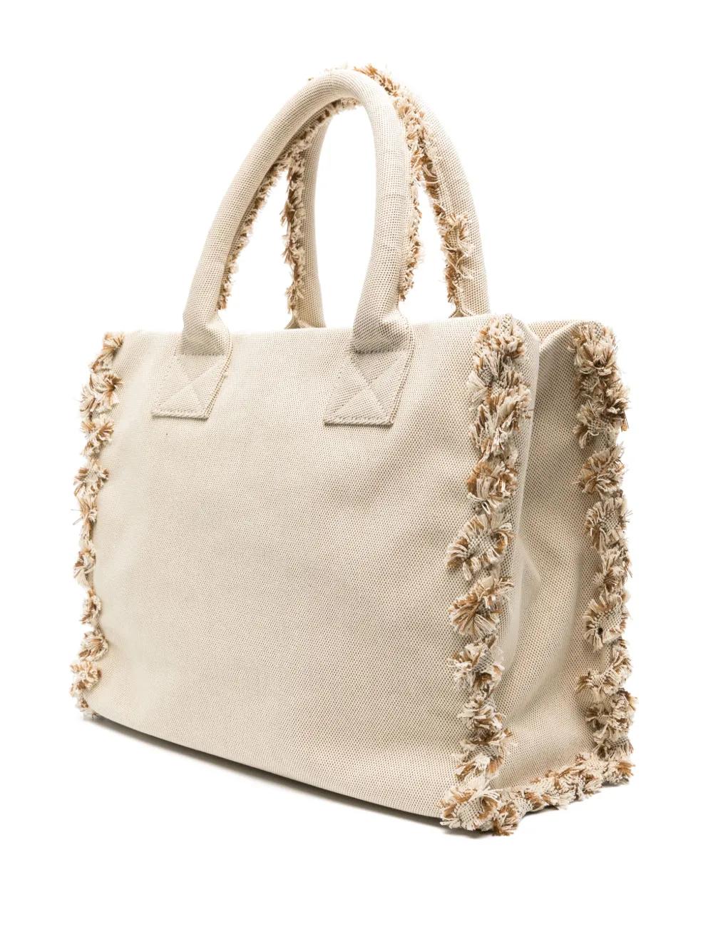 logo-embroidered beach bag Product Image