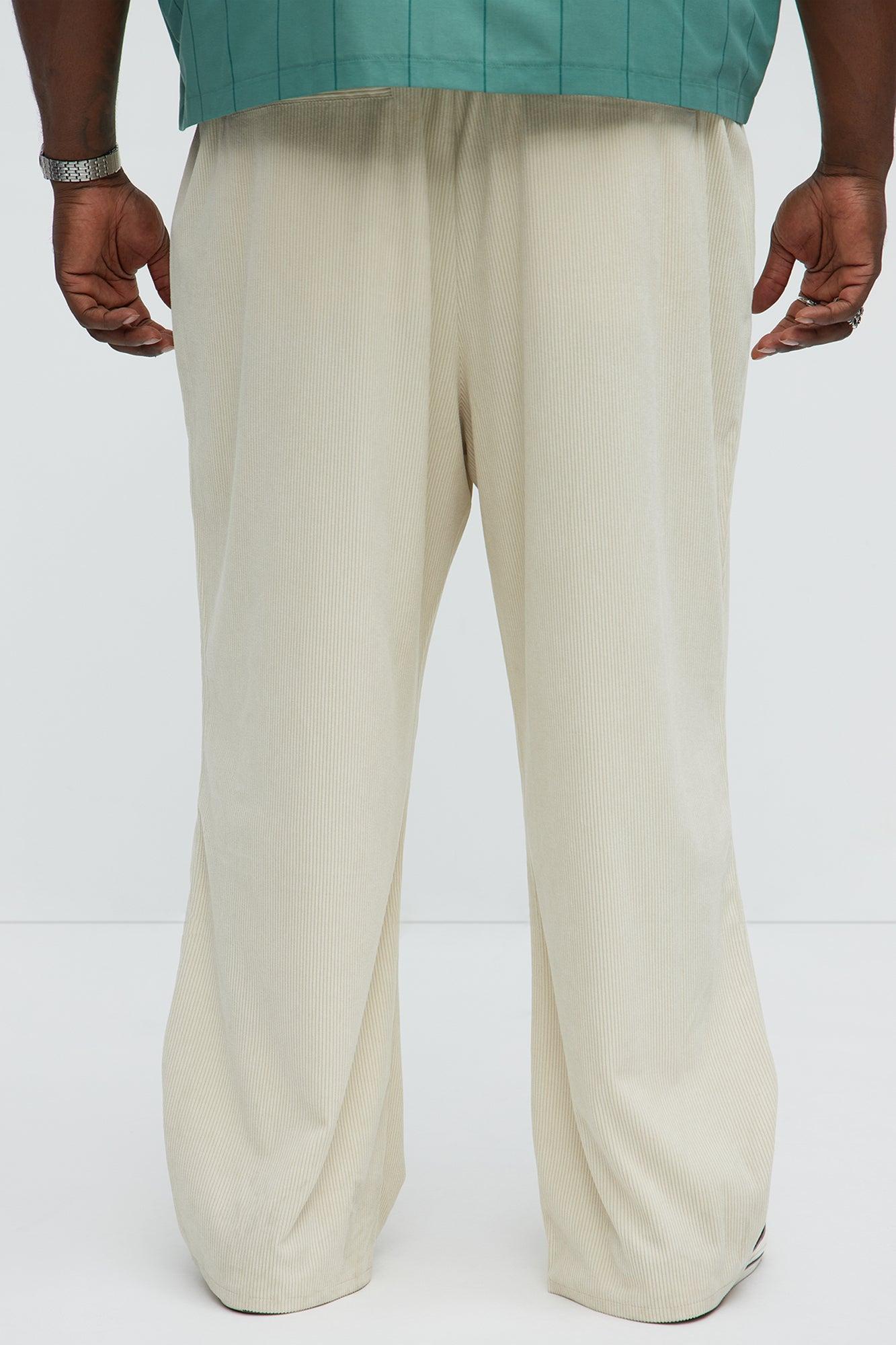 Beau Baggy Corduroy Pants - Cream Product Image