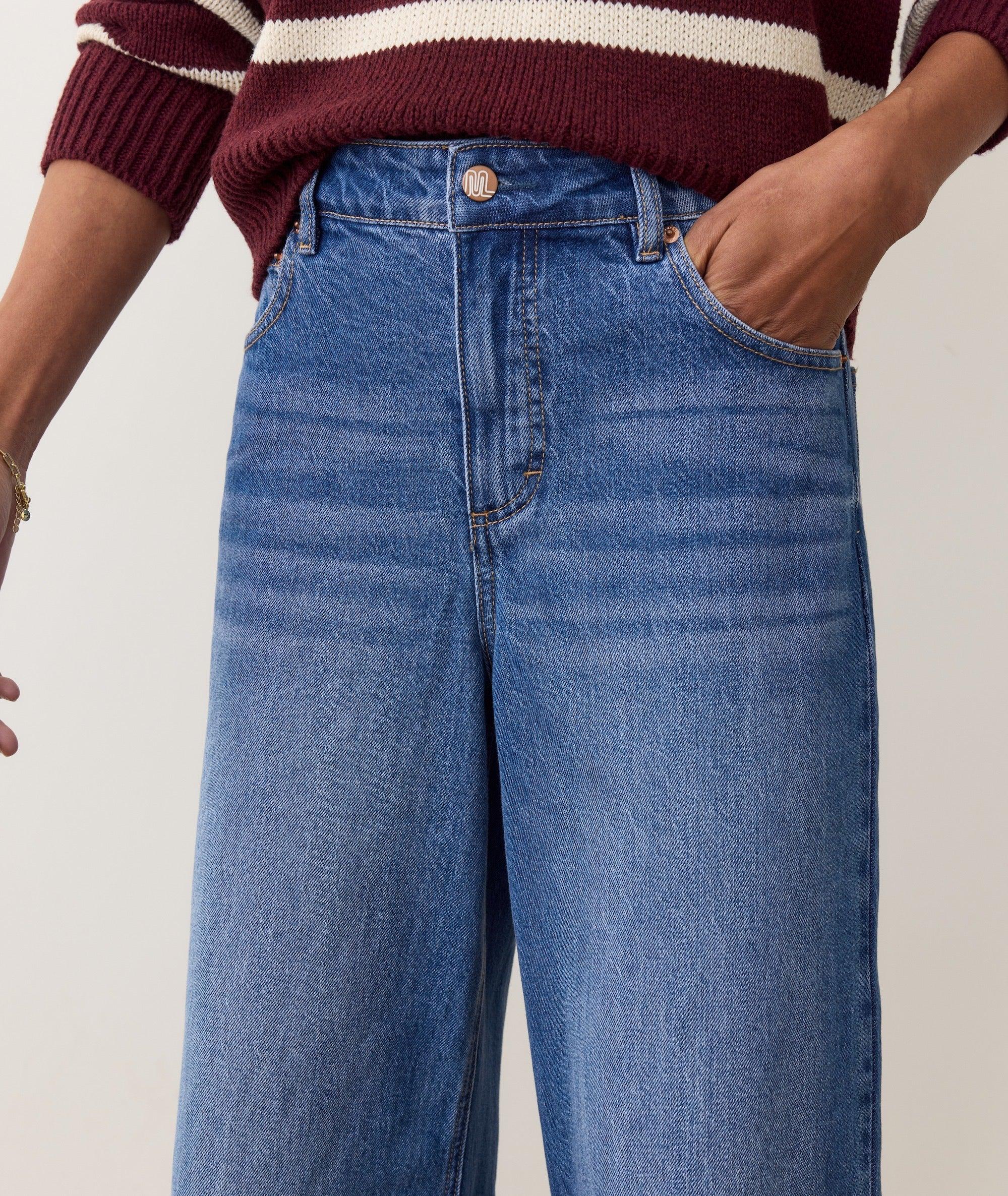 Charlie Denim Wide Leg Pant Product Image