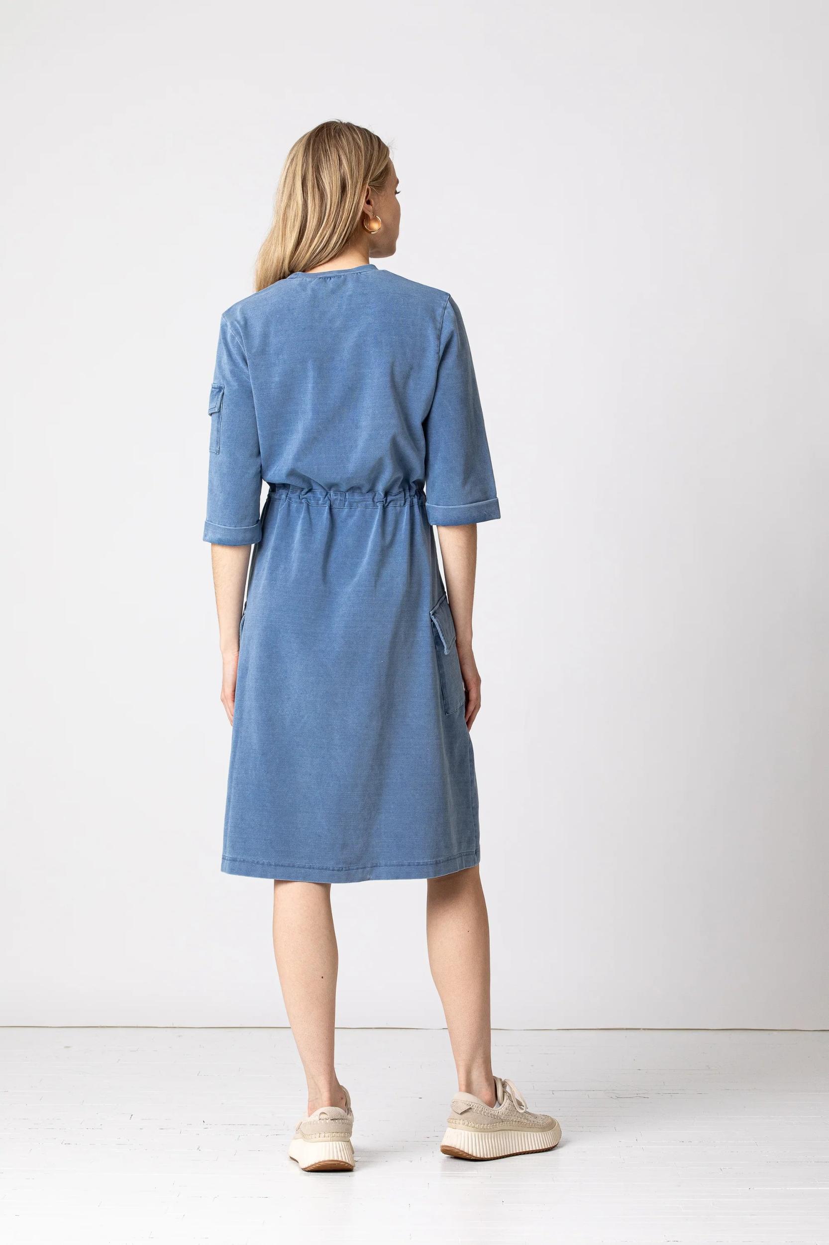 Elara Denim Dress Product Image