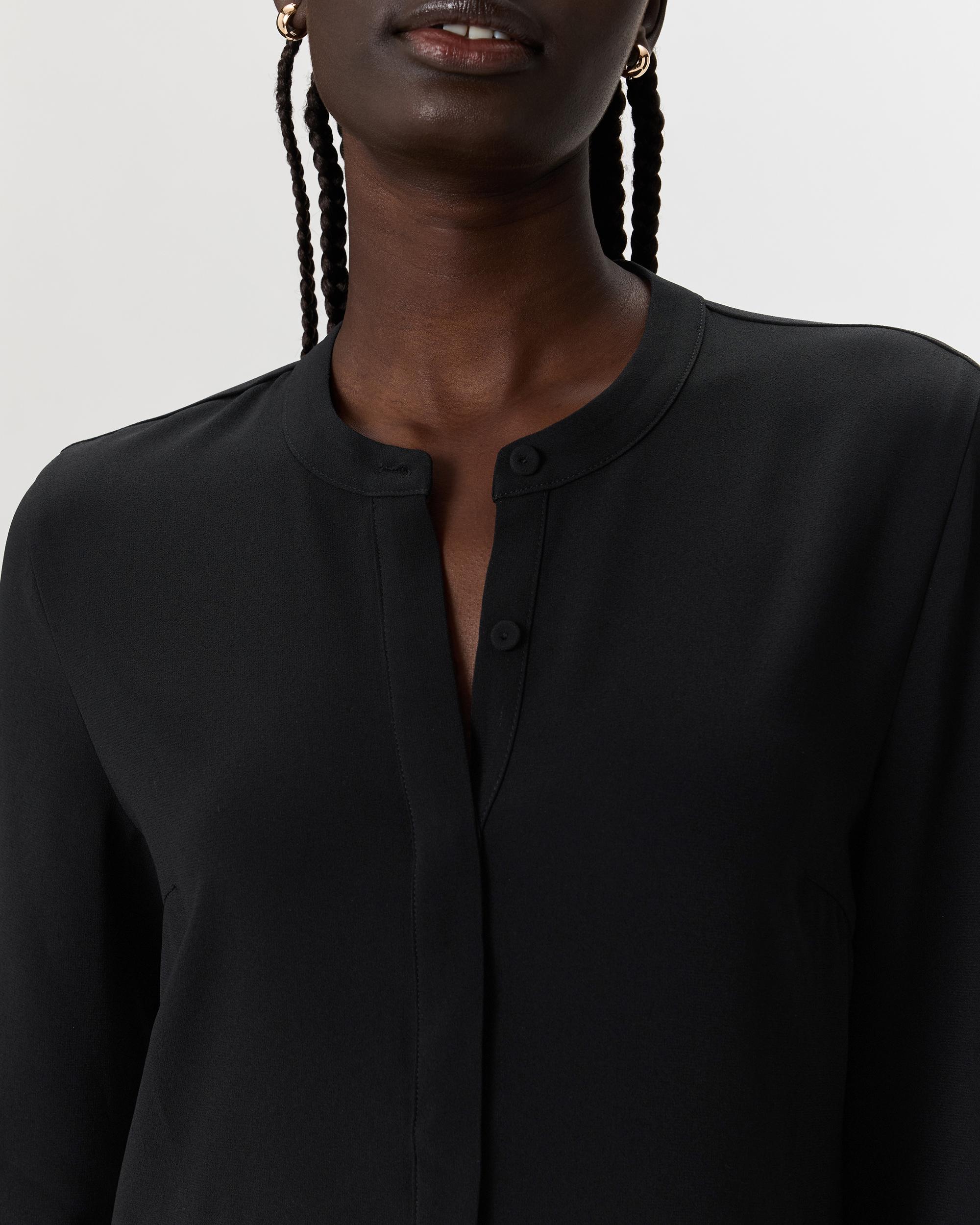 Quince | Women's Fluid Crepe Shirt Dress Polyester Product Image