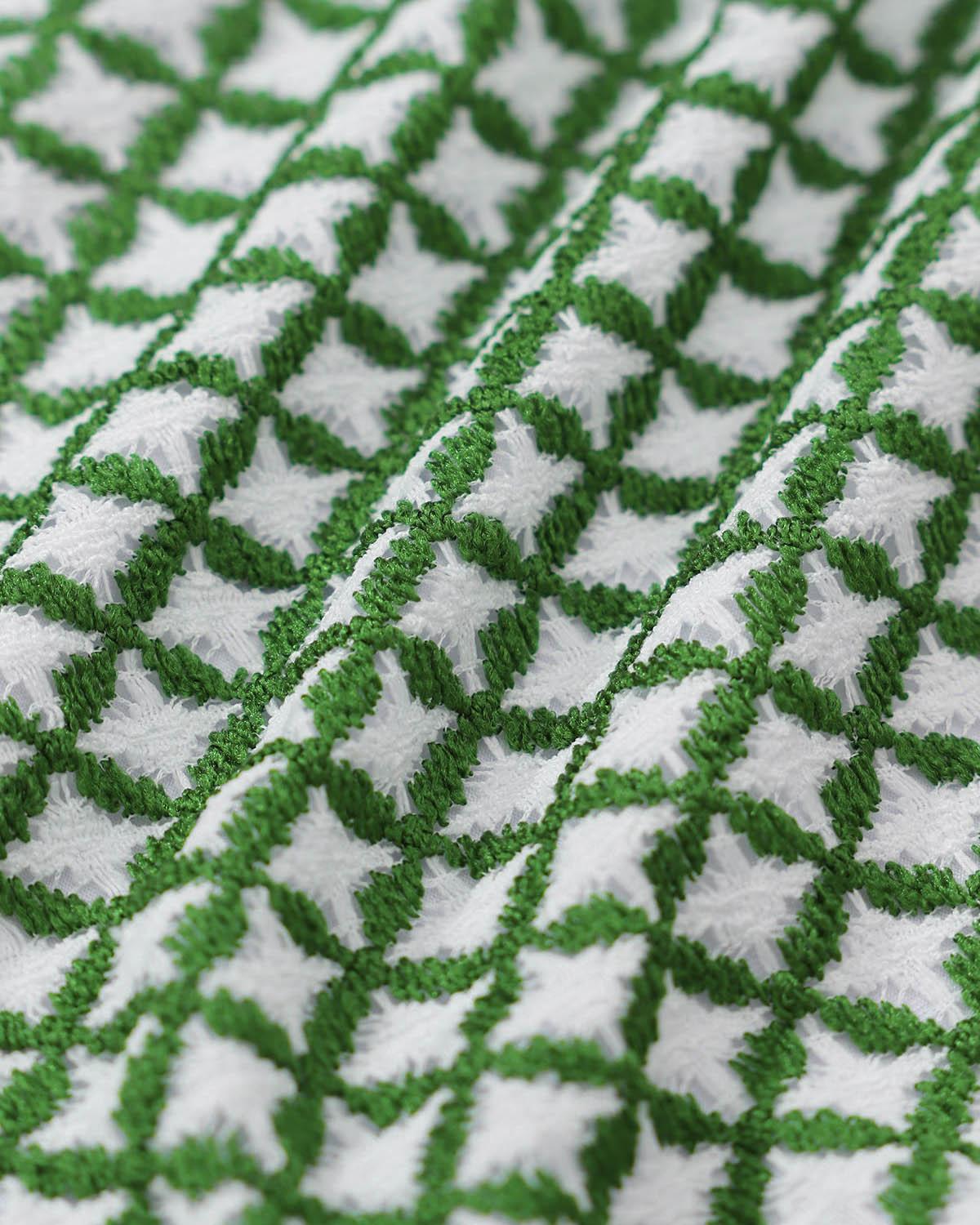 Green Plaid Contrast Bikini Set Product Image