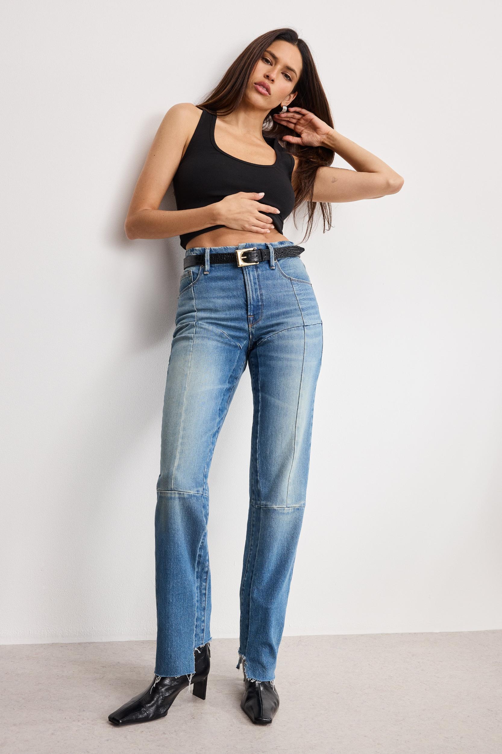 GOOD ICON STRAIGHT JEANS | INDIGO912 Product Image