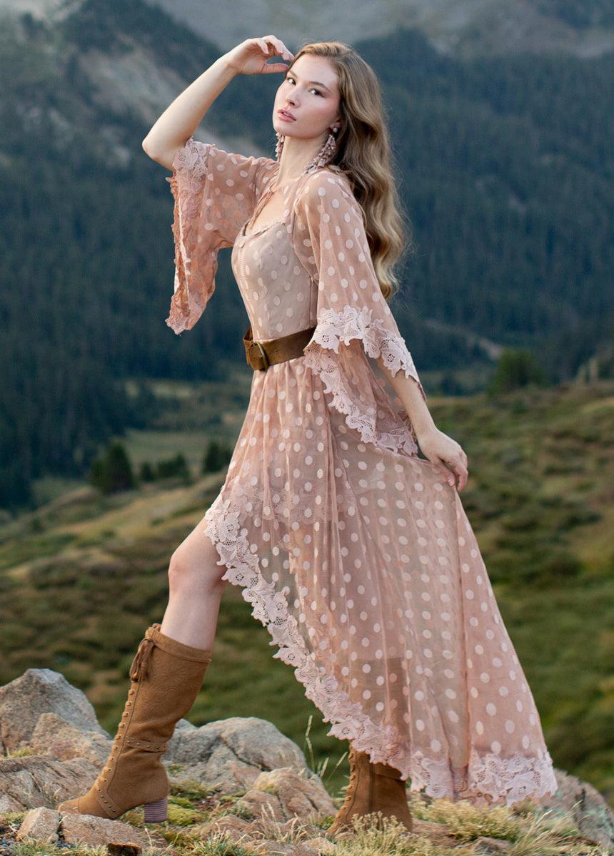 Gigi Dress in Desert Shell Female Product Image