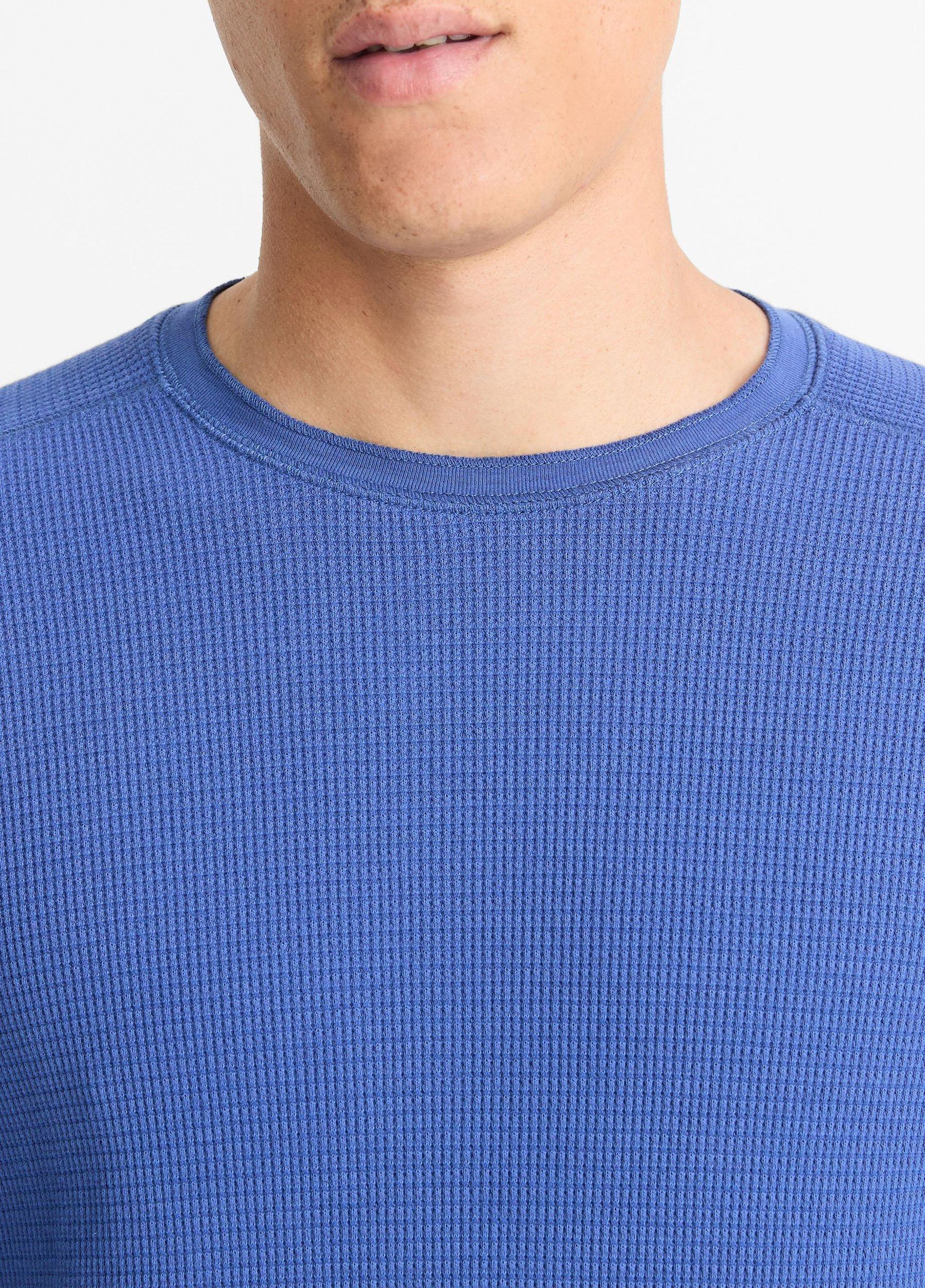 Pima Cotton-Blend Thermal Long-Sleeve T-Shirt Product Image