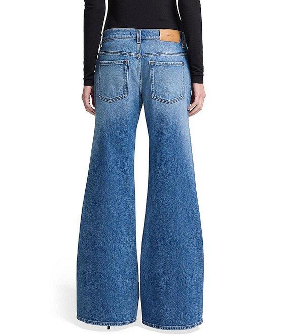 7 For All Mankind Spencer Cut-Out Detail Flare Leg Jeans Product Image
