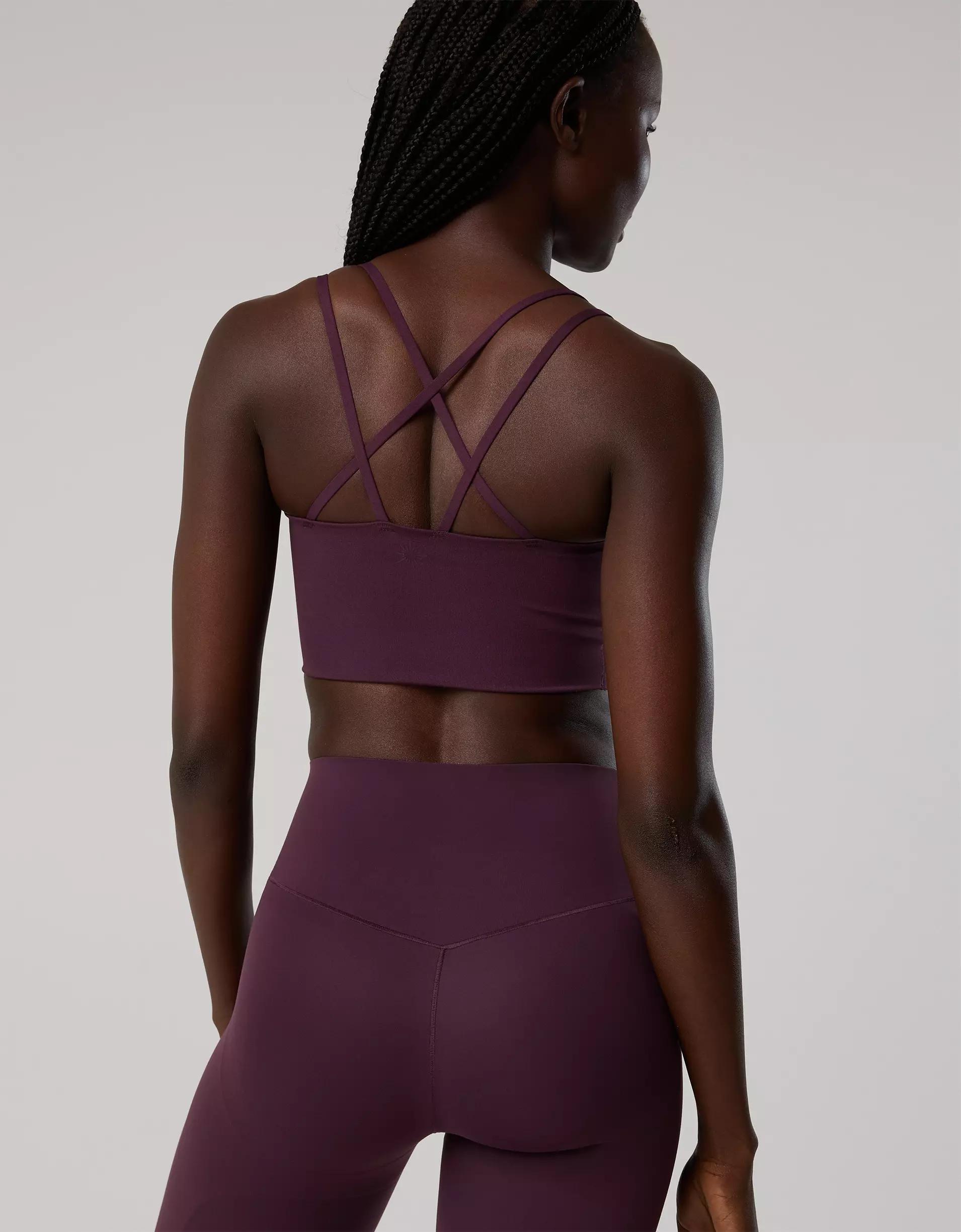 OFFLINE By Aerie Real Me Hold Up! Strappy Sports Bra Product Image