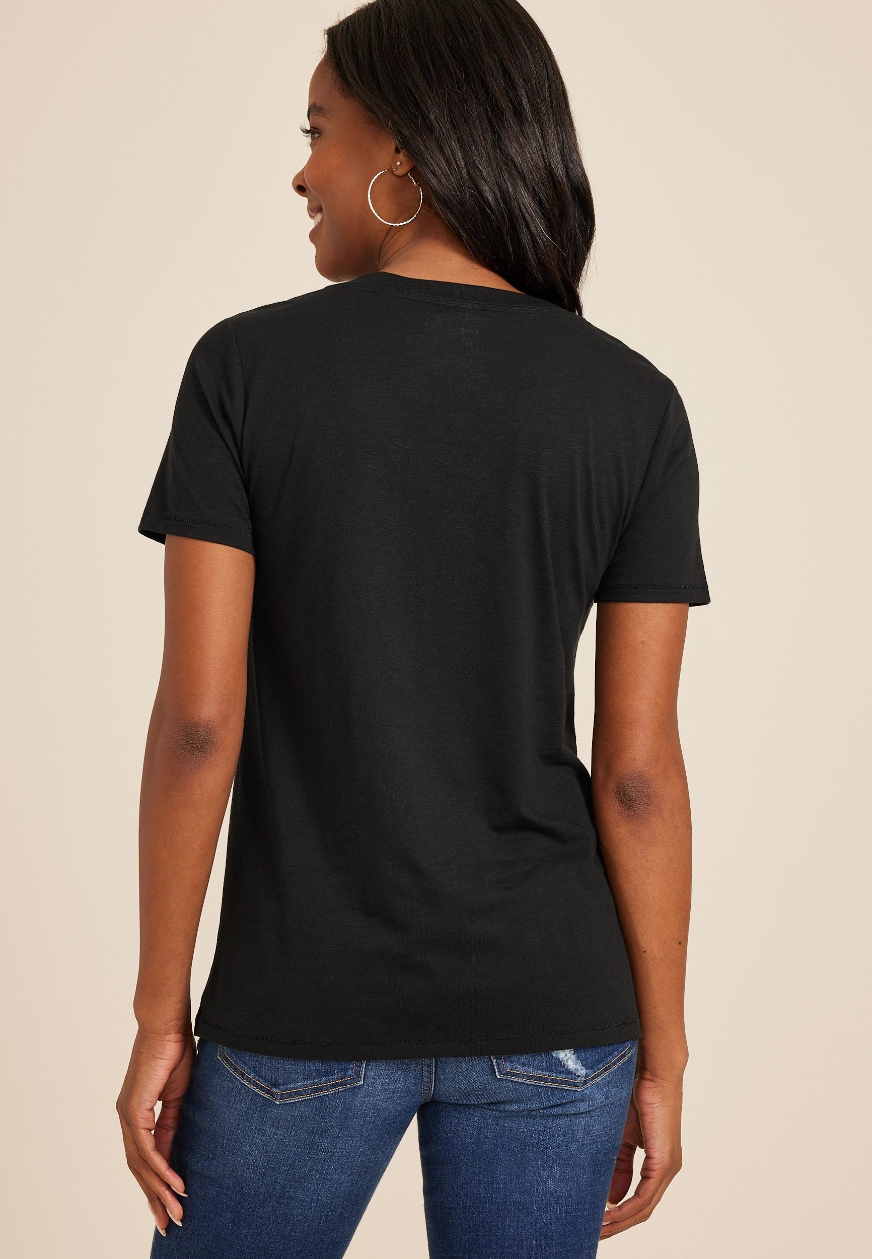 Maurices Womens XX Large Size 24/7 Dawson V Neck Tee Product Image