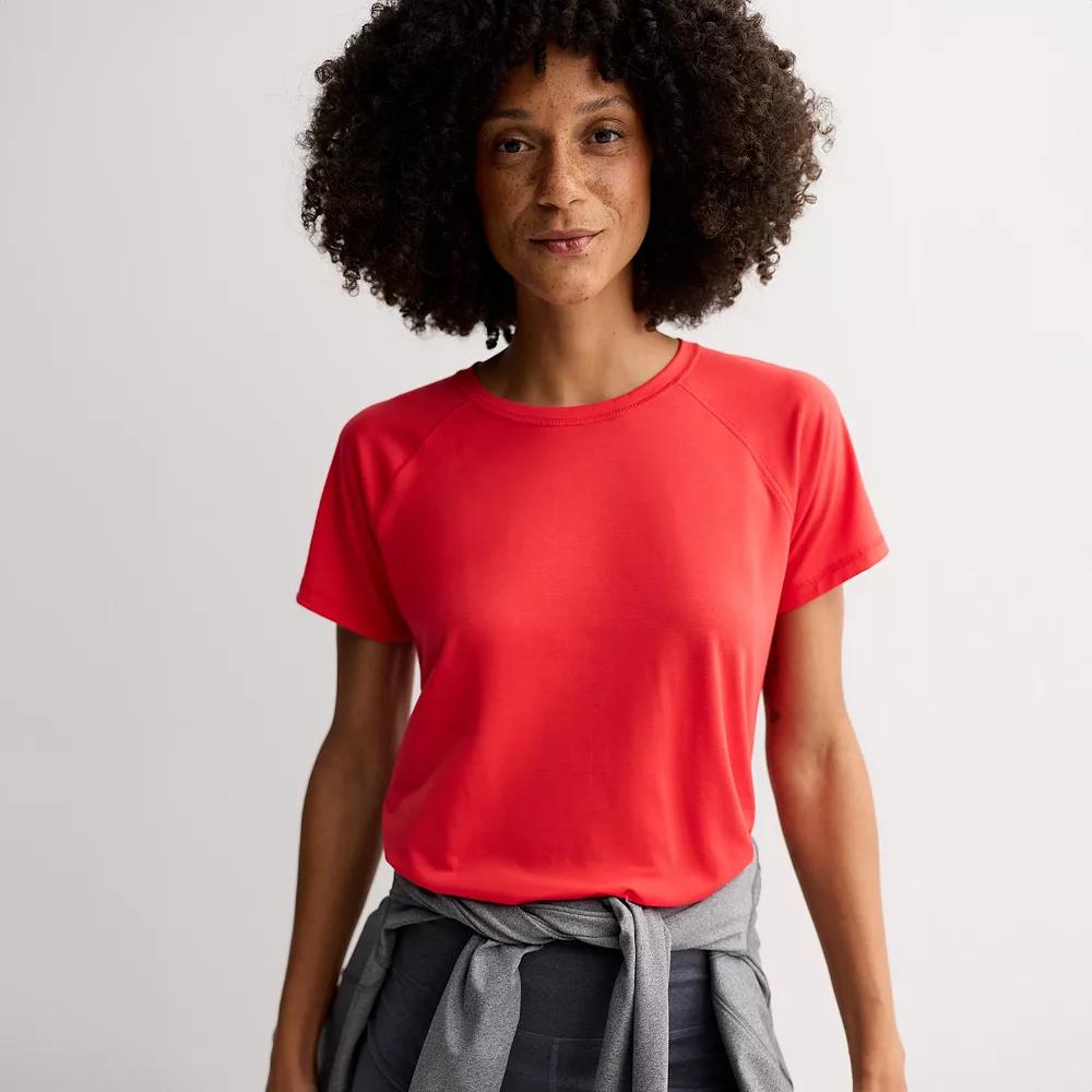 Women's Tek Gear® Essential Core Raglan Tee,  Product Image