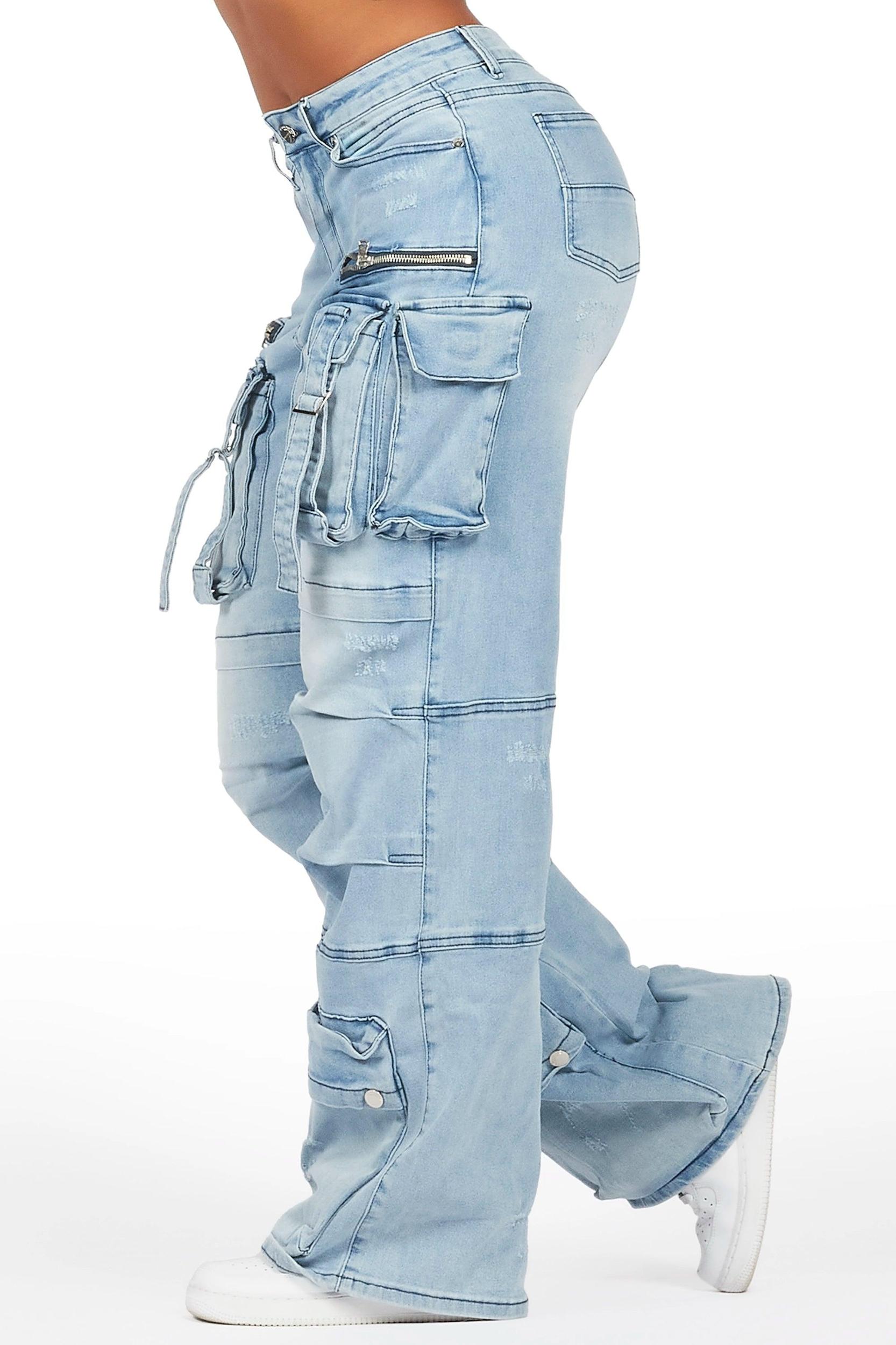 Tarella Light Wash Wide Leg Jean Female Product Image