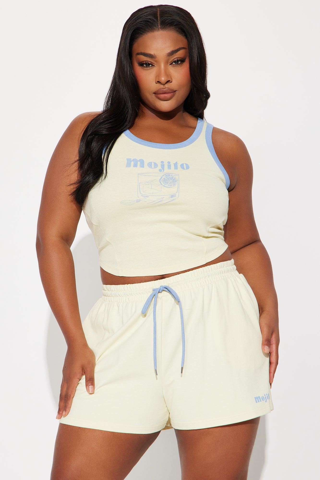 Mojito Time Short Set - Yellow/combo Product Image