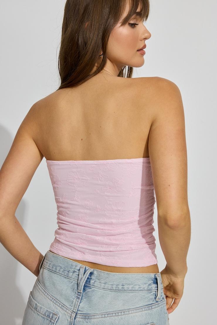 Rosalie Ruched Tube Top Product Image