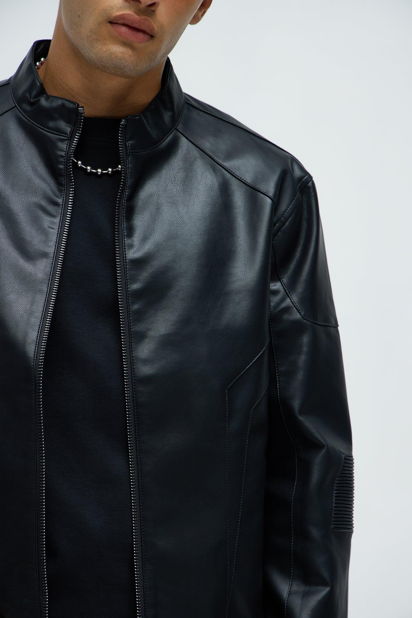 Saber Tooth Zip Up Jacket - Black Product Image