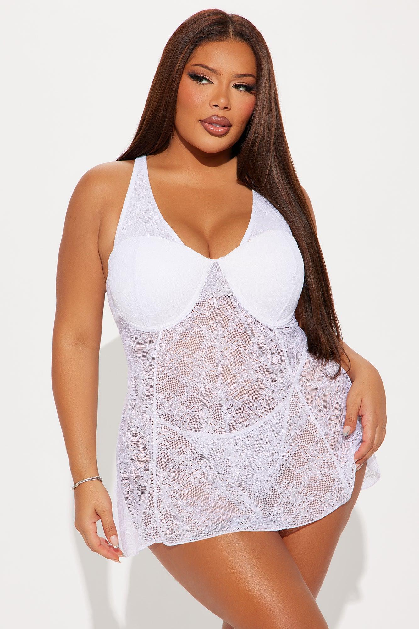Blossoming Love Babydoll - White Product Image