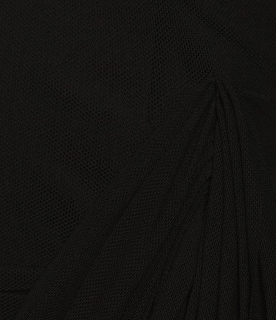 I.N. San Francisco Strapless Ruched Mesh Drape Side Mini Dress Product Image