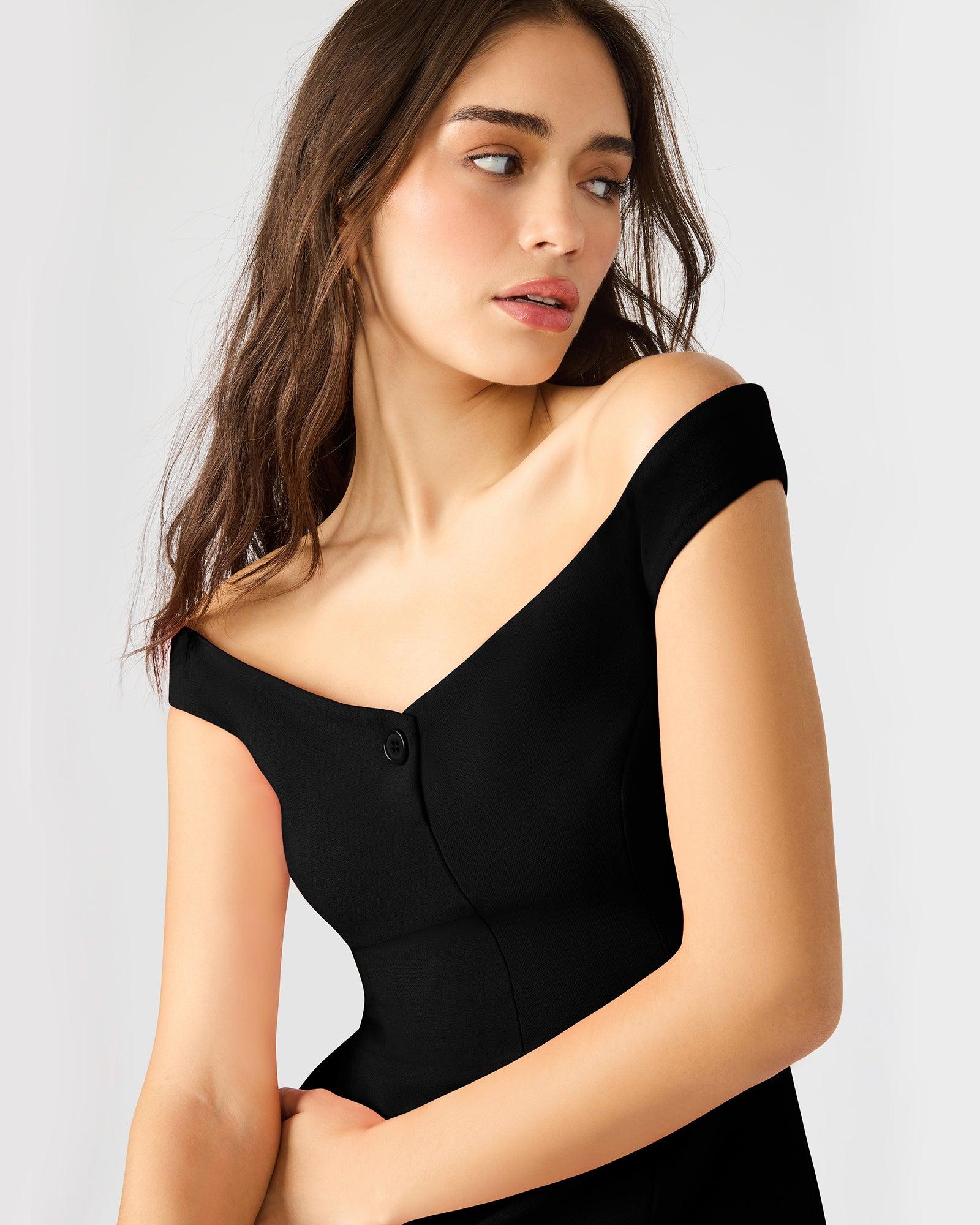 YANA DRESS BLACK Female Product Image