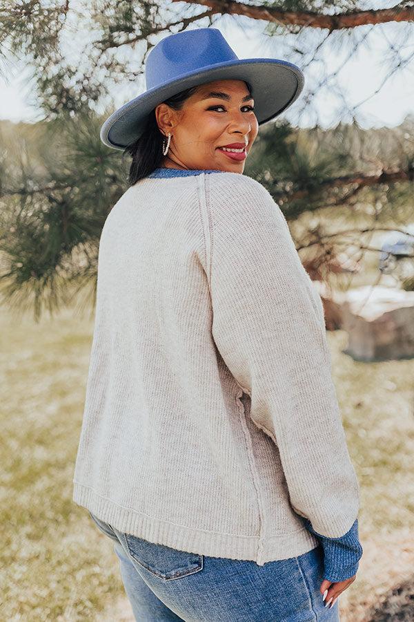 Falling Leaves Knit Cardigan Curves Product Image