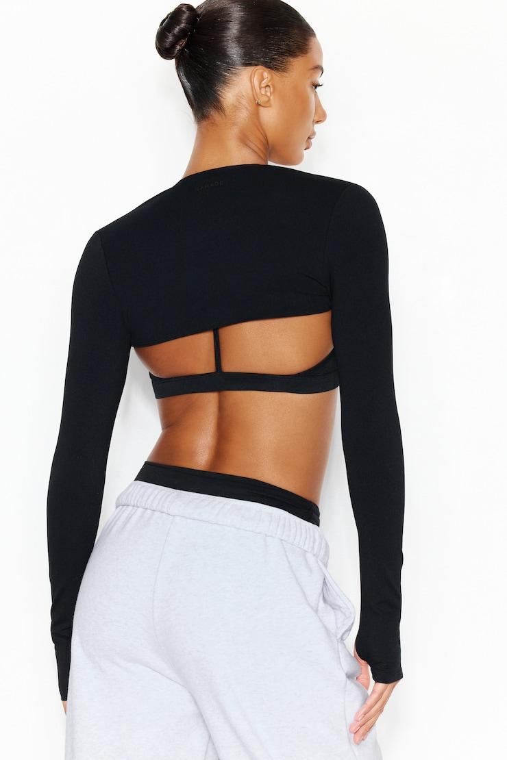 Sleek Plunge Halter Top Product Image